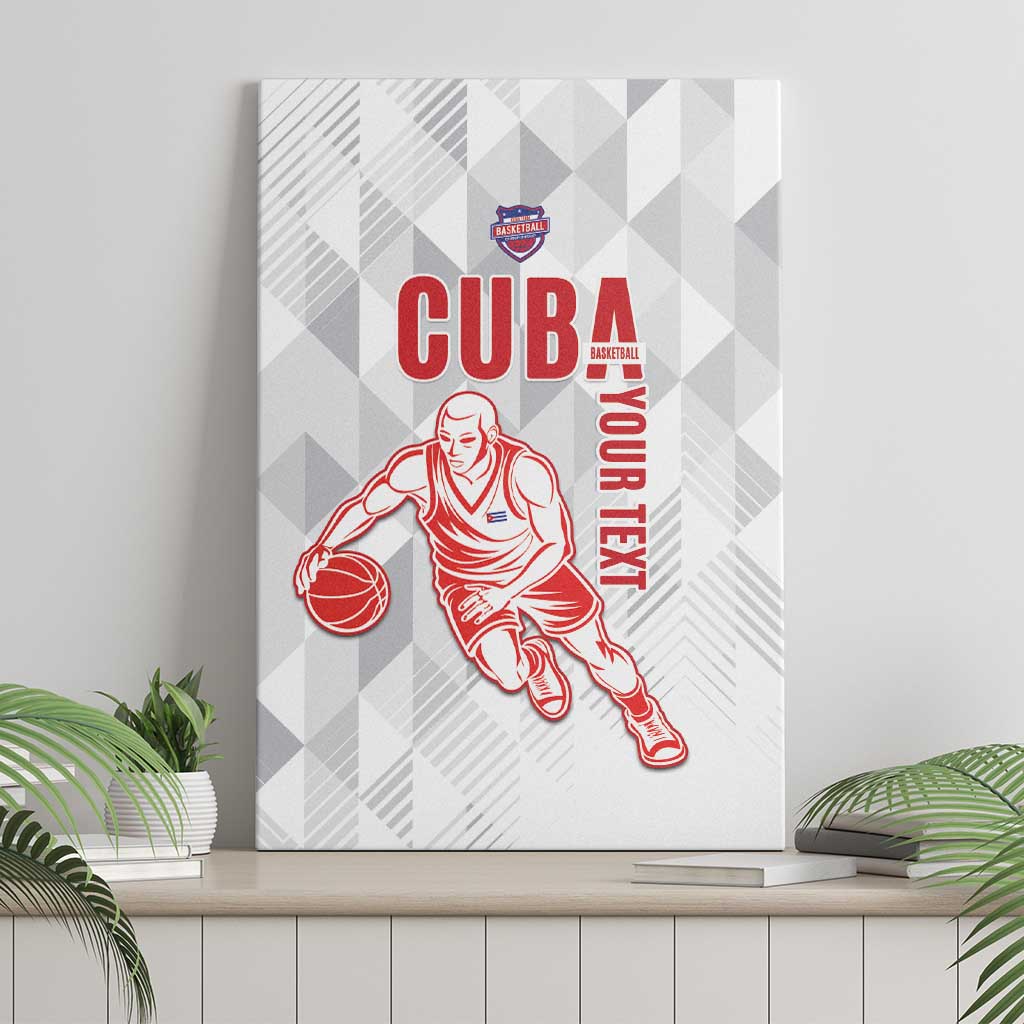 Custom Cuba Basketball Canvas Wall Art Sporty Style