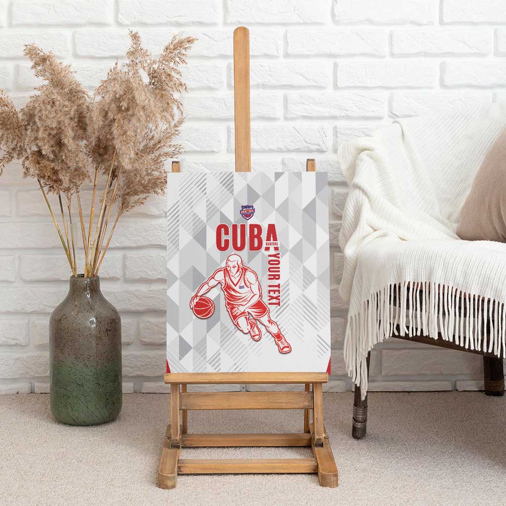 Custom Cuba Basketball Canvas Wall Art Sporty Style