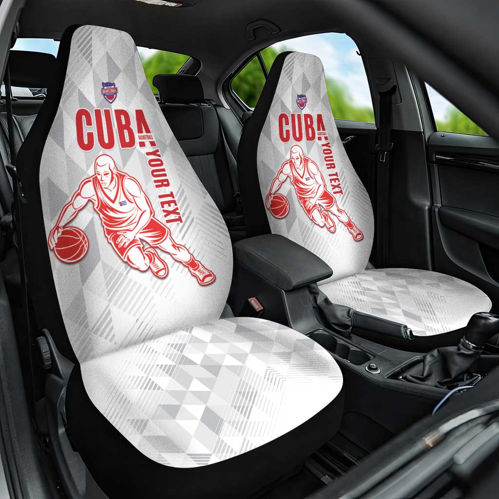 Custom Cuba Basketball Car Seat Cover Sporty Style