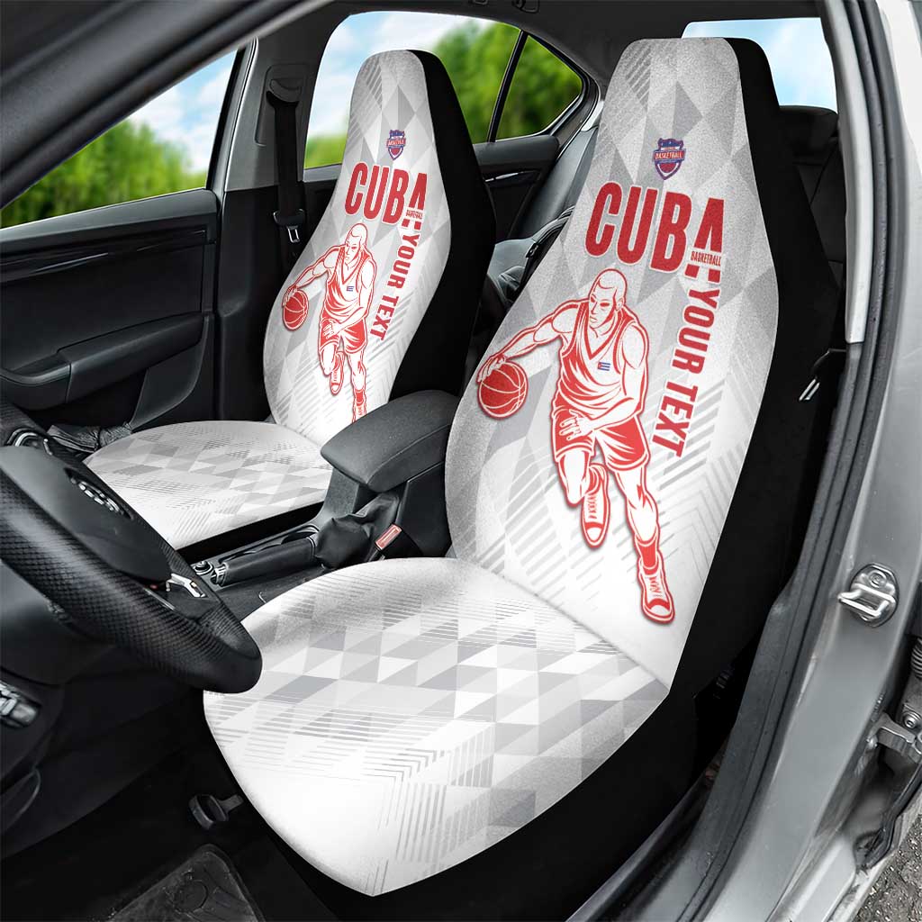 Custom Cuba Basketball Car Seat Cover Sporty Style
