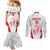 Custom Cuba Basketball Couples Matching Mermaid Dress and Long Sleeve Button Shirt Sporty Style