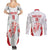 Custom Cuba Basketball Couples Matching Summer Maxi Dress and Long Sleeve Button Shirt Sporty Style