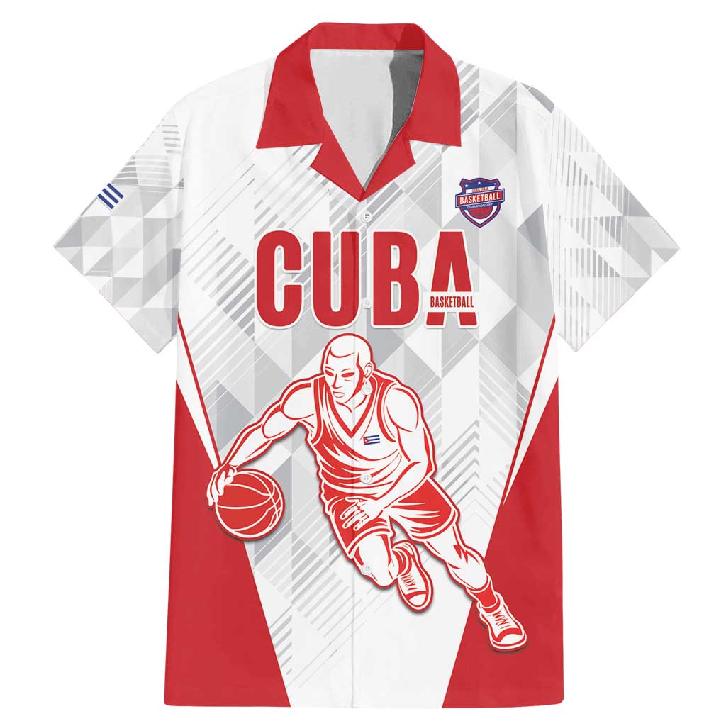 Custom Cuba Basketball Family Matching Mermaid Dress and Hawaiian Shirt Sporty Style