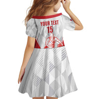 Custom Cuba Basketball Family Matching Off Shoulder Short Dress and Hawaiian Shirt Sporty Style