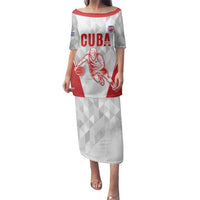 Custom Cuba Basketball Family Matching Puletasi and Hawaiian Shirt Sporty Style