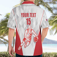 Custom Cuba Basketball Hawaiian Shirt Sporty Style