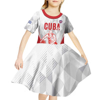 Custom Cuba Basketball Kid Short Sleeve Dress Sporty Style