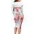 Custom Cuba Basketball Long Sleeve Bodycon Dress Sporty Style