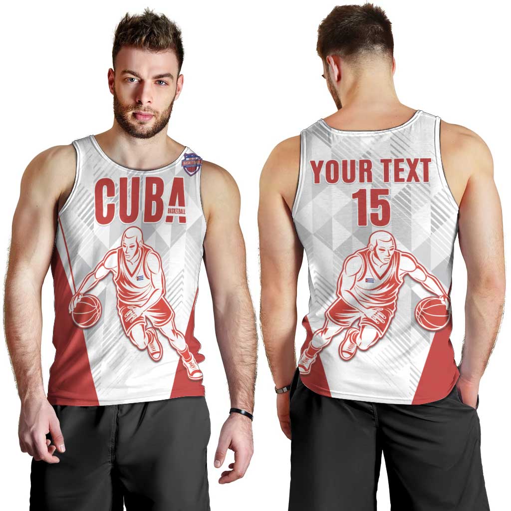Custom Cuba Basketball Men Tank Top Sporty Style