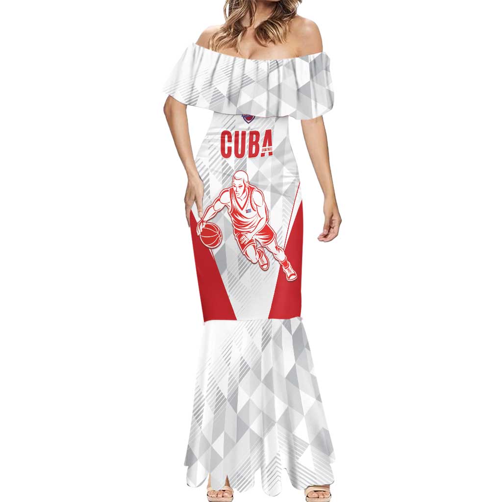 Custom Cuba Basketball Mermaid Dress Sporty Style