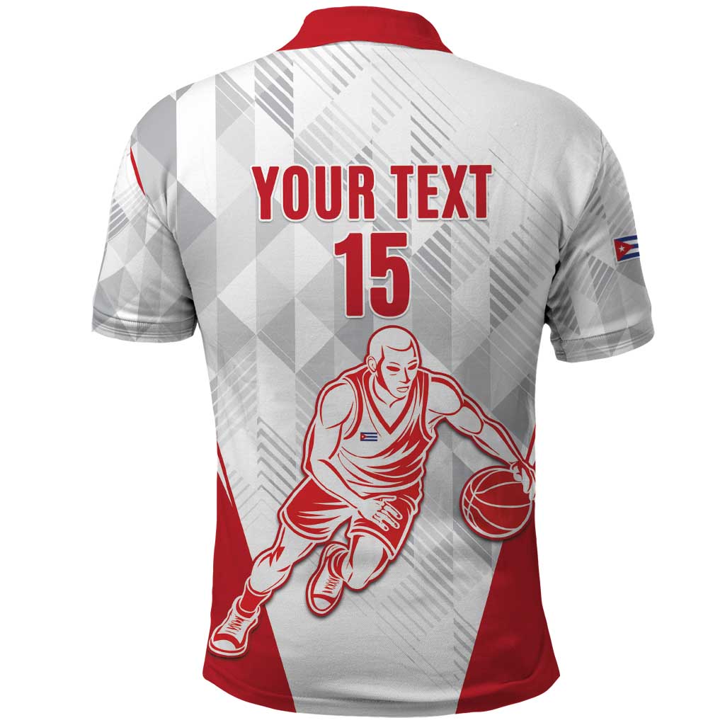 Custom Cuba Basketball Polo Shirt Sporty Style