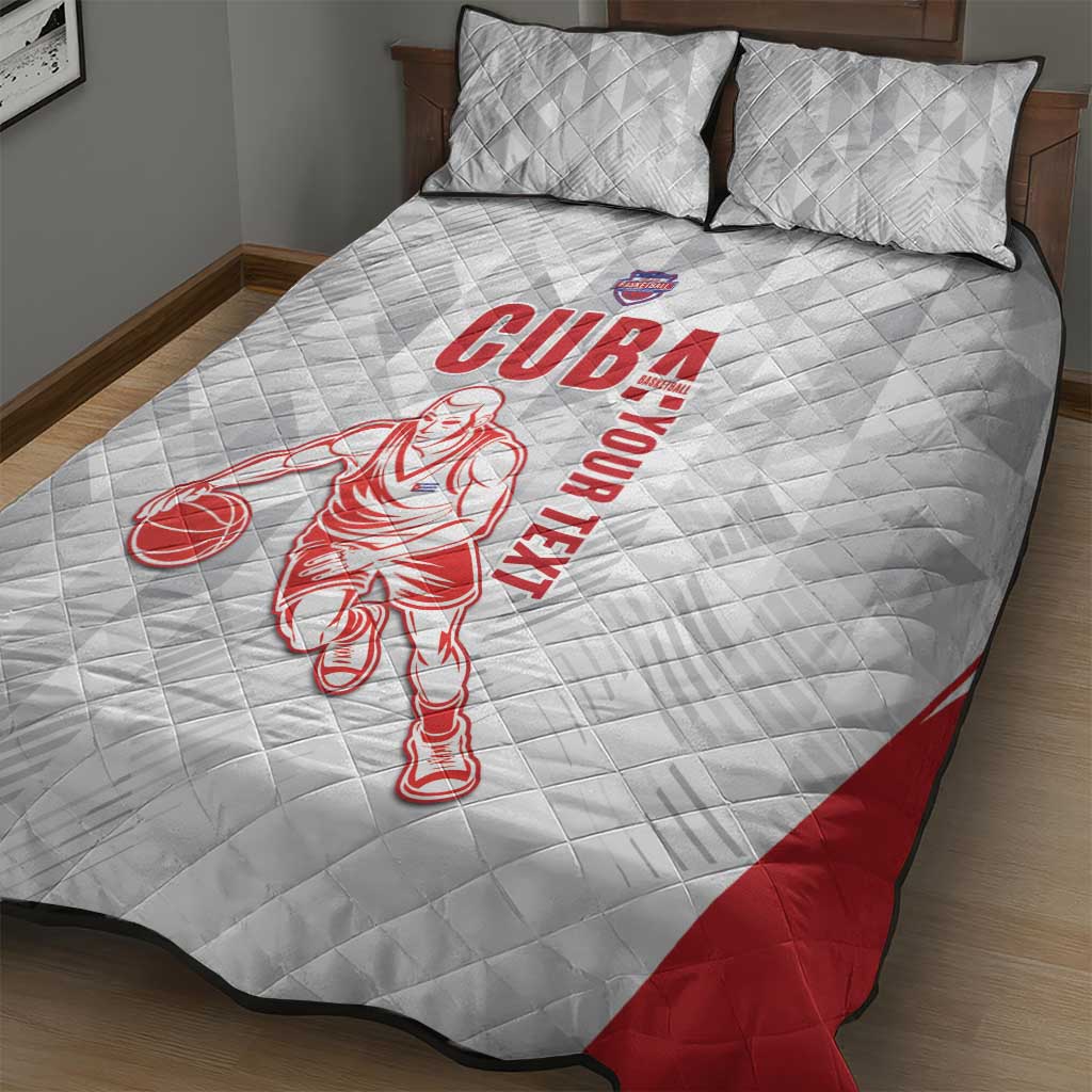 Custom Cuba Basketball Quilt Bed Set Sporty Style