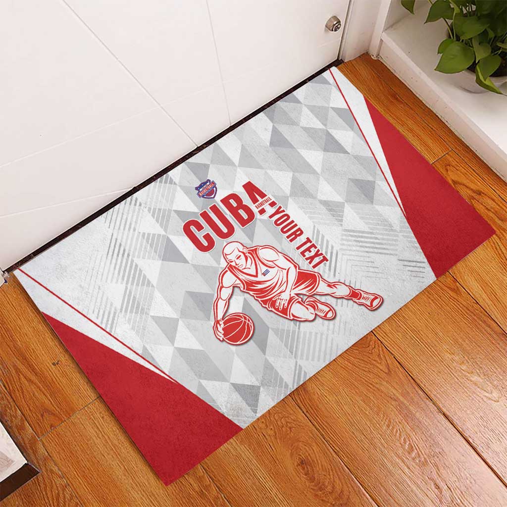 Custom Cuba Basketball Rubber Doormat Sporty Style