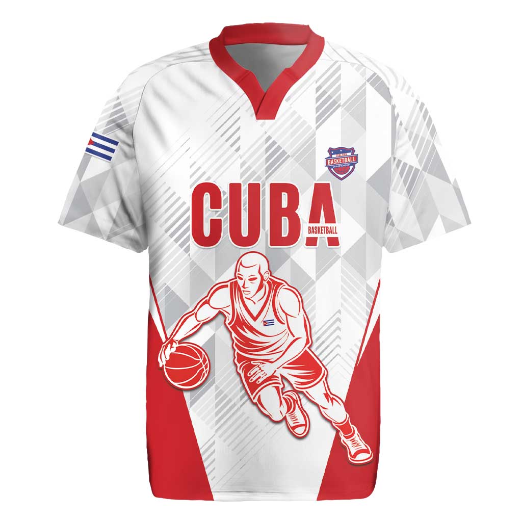 Custom Cuba Basketball Rugby Jersey Sporty Style