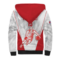 Custom Cuba Basketball Sherpa Hoodie Sporty Style