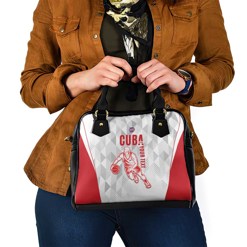 Custom Cuba Basketball Shoulder Handbag Sporty Style