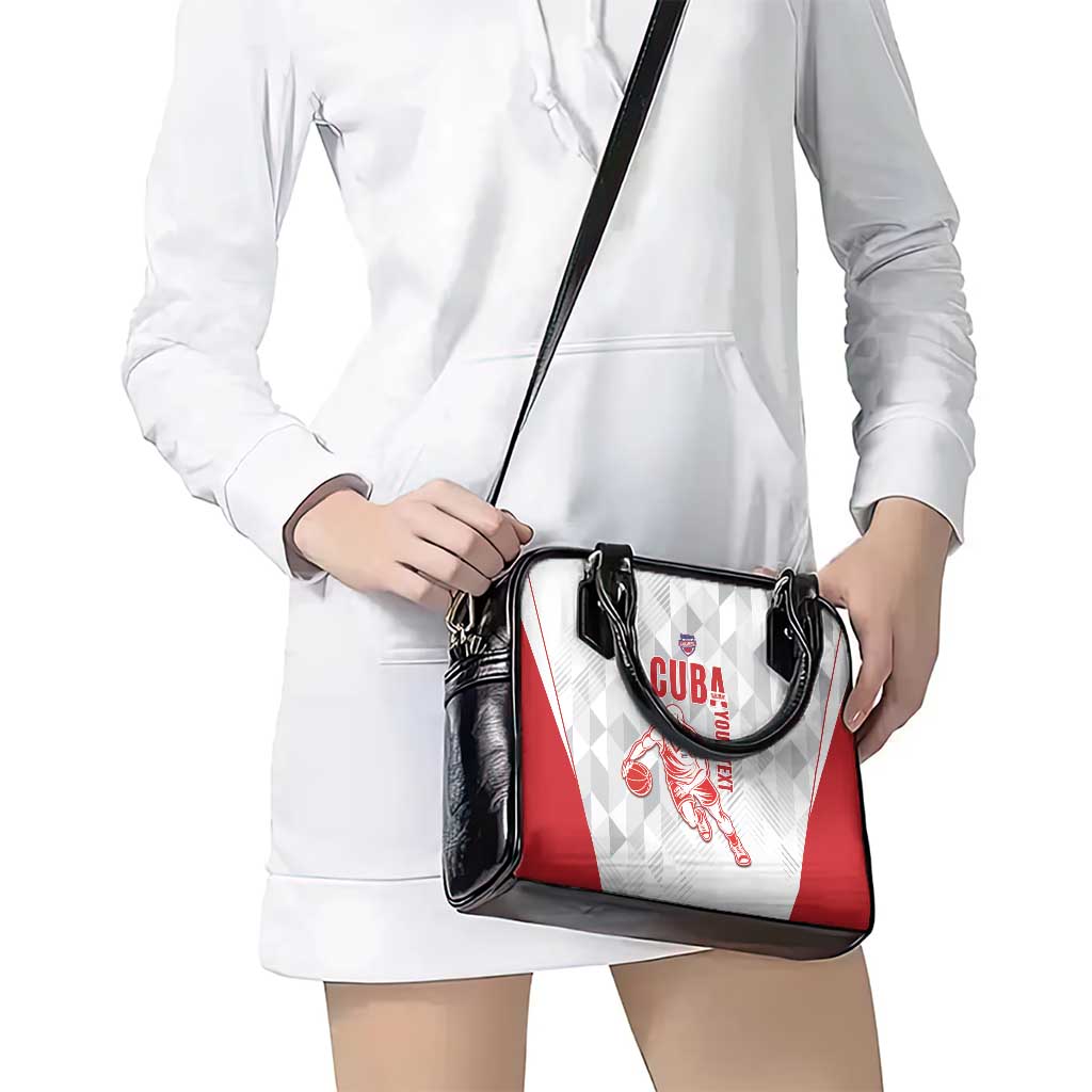 Custom Cuba Basketball Shoulder Handbag Sporty Style