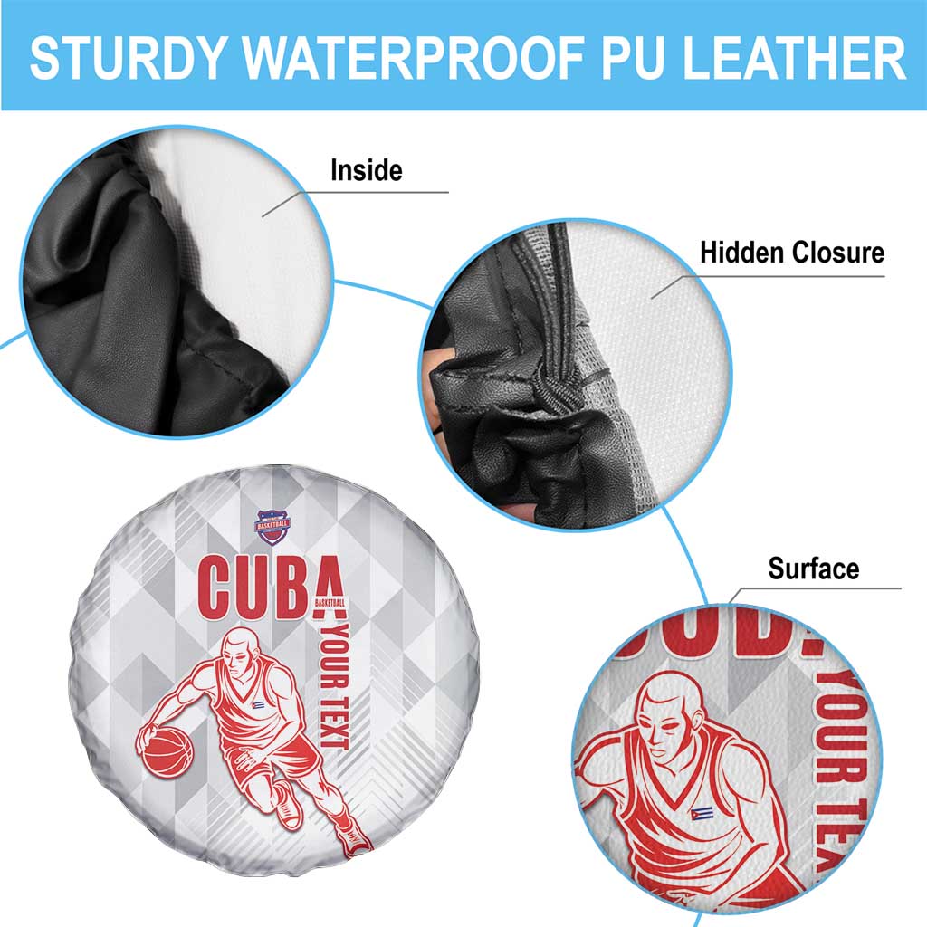 Custom Cuba Basketball Spare Tire Cover Sporty Style