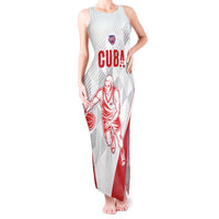Custom Cuba Basketball Tank Maxi Dress Sporty Style