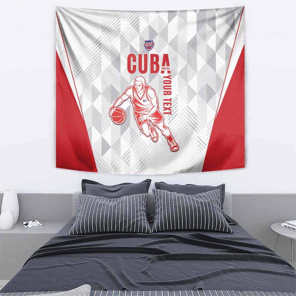 Custom Cuba Basketball Tapestry Sporty Style