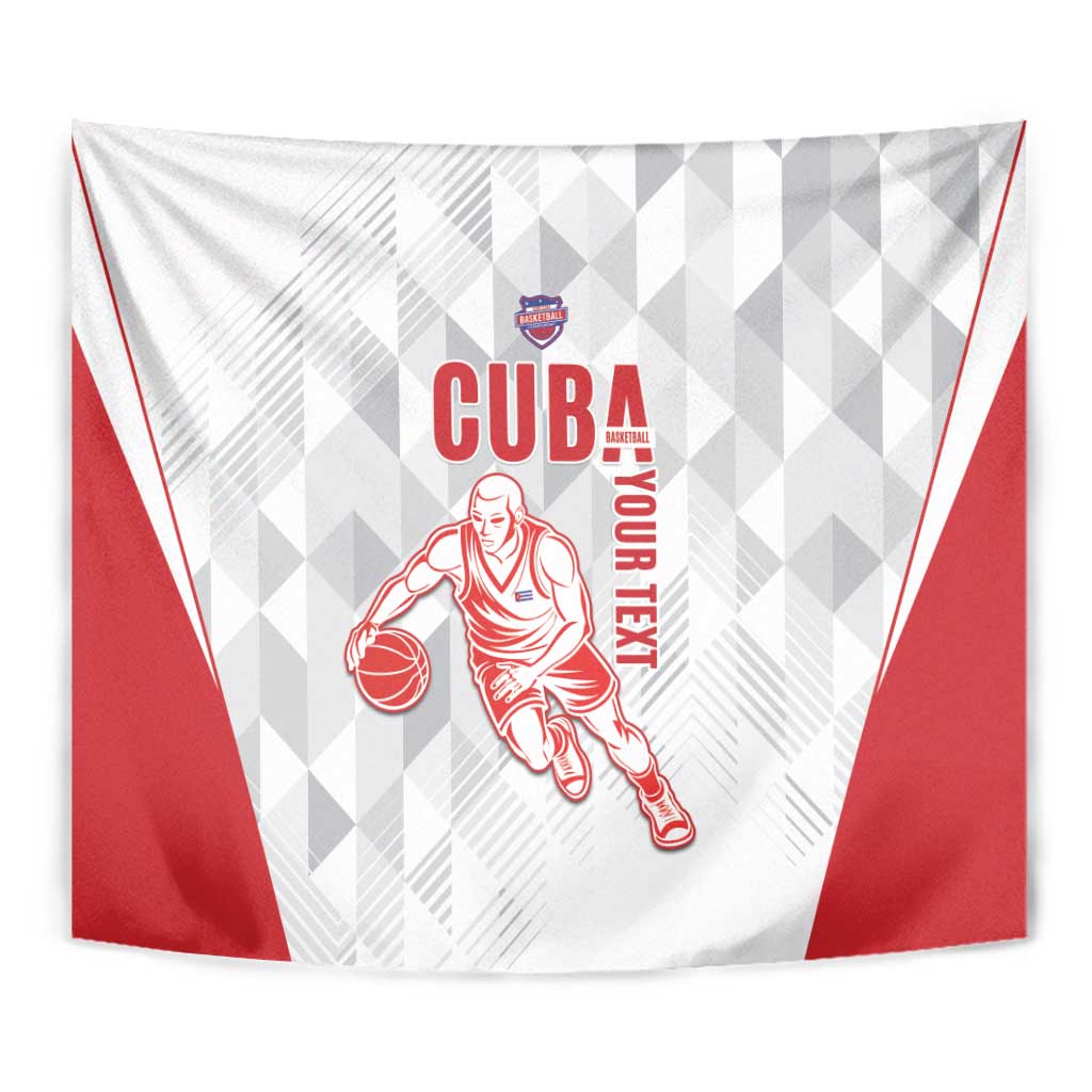 Custom Cuba Basketball Tapestry Sporty Style