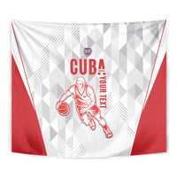 Custom Cuba Basketball Tapestry Sporty Style