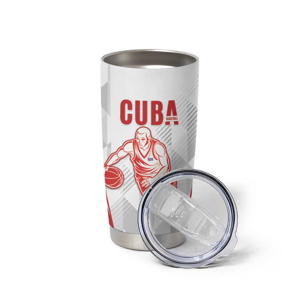 Custom Cuba Basketball Tumbler Cup Sporty Style
