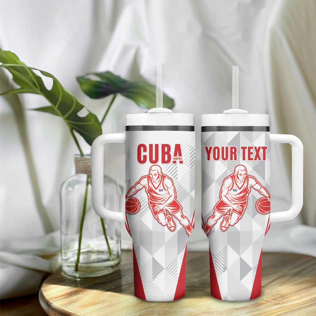 Custom Cuba Basketball Tumbler With Handle Sporty Style