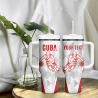 Custom Cuba Basketball Tumbler With Handle Sporty Style