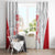 Custom Cuba Basketball Window Curtain Sporty Style
