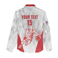 Custom Cuba Basketball Women Casual Shirt Sporty Style