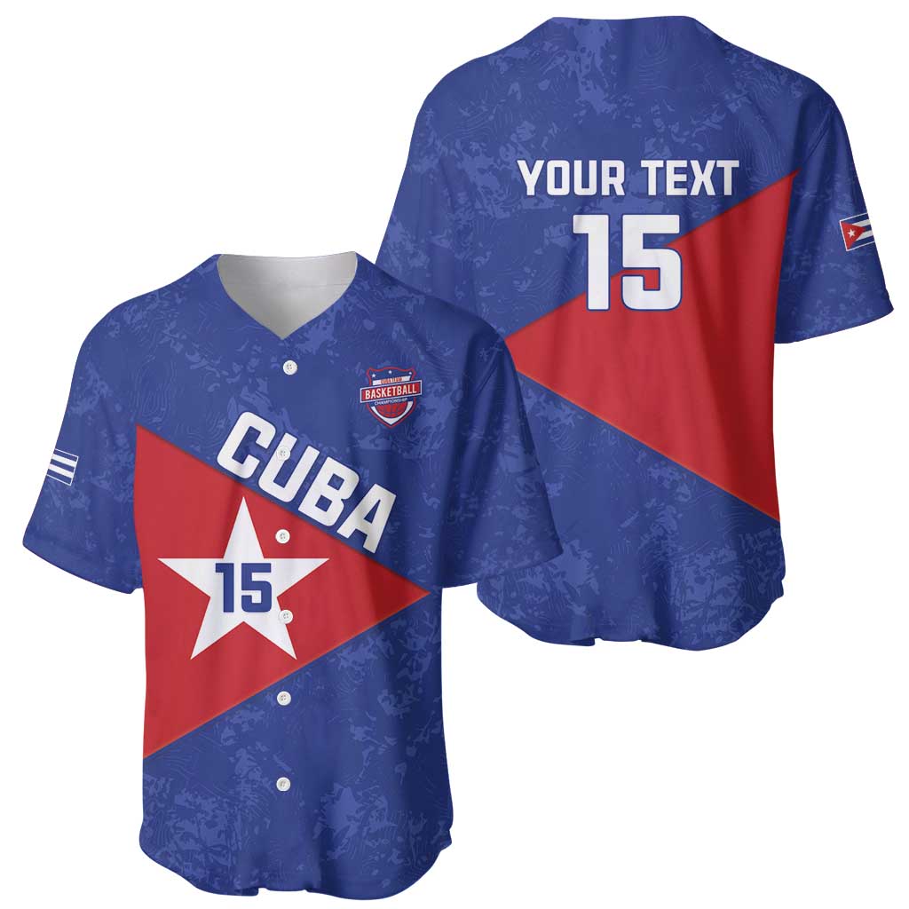 Custom Cuba Basketball Baseball Jersey Flag Style