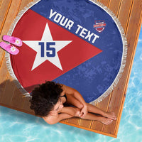 Custom Cuba Basketball Beach Blanket Flag Style