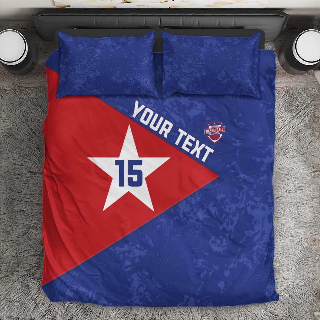 Custom Cuba Basketball Bedding Set Flag Style
