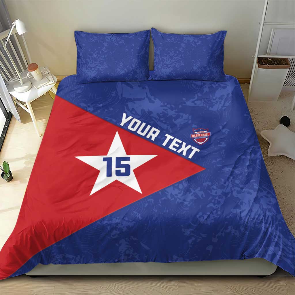 Custom Cuba Basketball Bedding Set Flag Style