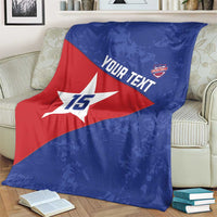 Custom Cuba Basketball Blanket Flag Style