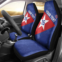 Custom Cuba Basketball Car Seat Cover Flag Style