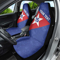 Custom Cuba Basketball Car Seat Cover Flag Style