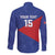 Custom Cuba Basketball Family Matching Long Sleeve Bodycon Dress and Hawaiian Shirt Flag Style