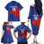 Custom Cuba Basketball Family Matching Off The Shoulder Long Sleeve Dress and Hawaiian Shirt Flag Style