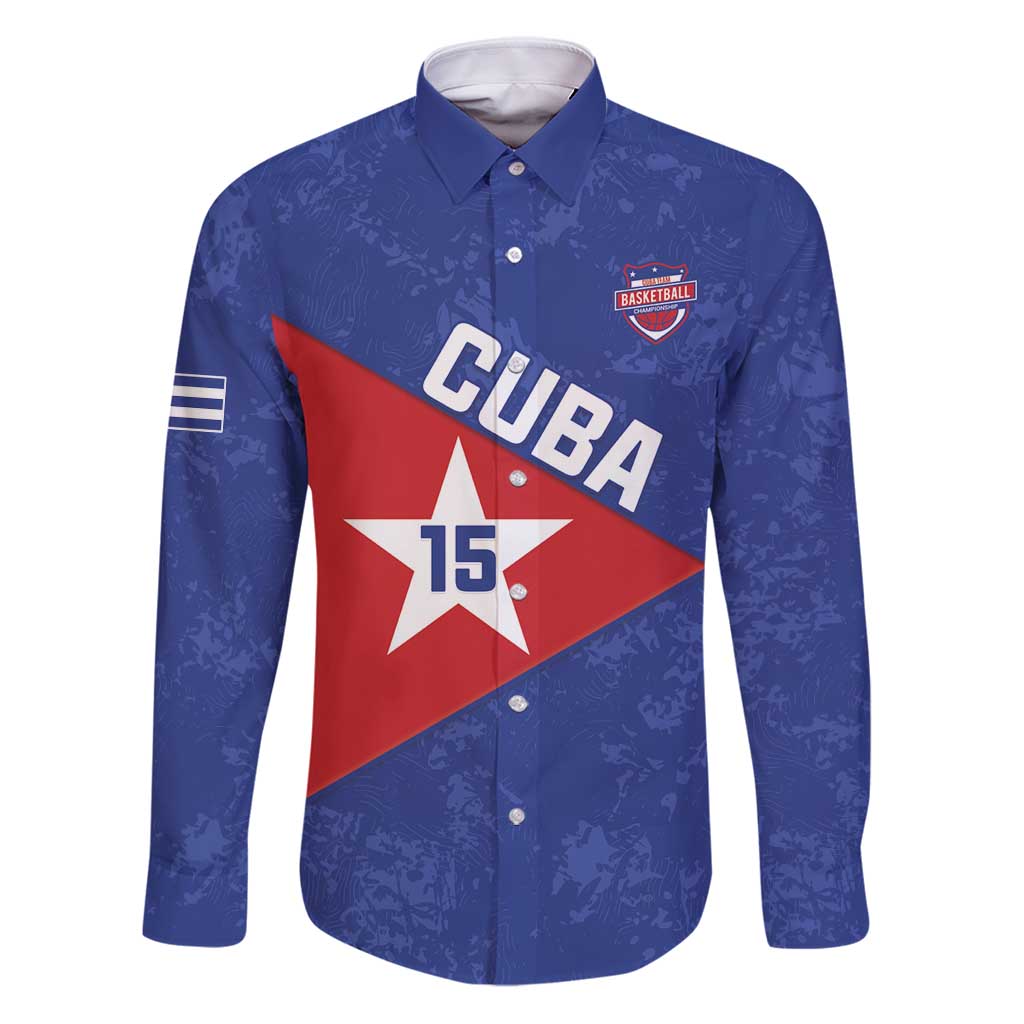 Custom Cuba Basketball Family Matching Puletasi and Hawaiian Shirt Flag Style