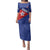 Custom Cuba Basketball Family Matching Puletasi and Hawaiian Shirt Flag Style