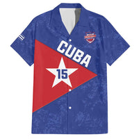 Custom Cuba Basketball Family Matching Short Sleeve Bodycon Dress and Hawaiian Shirt Flag Style