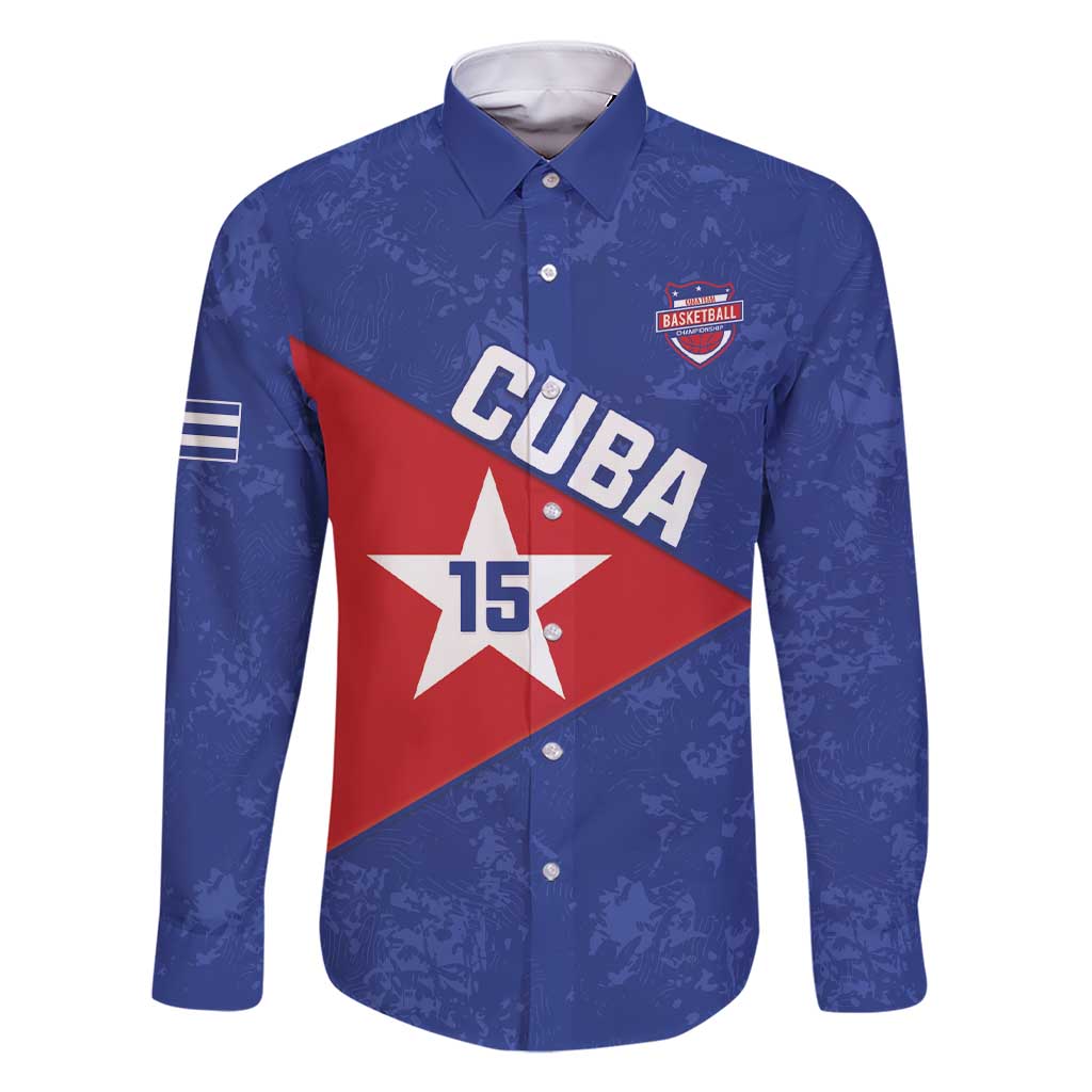 Custom Cuba Basketball Family Matching Short Sleeve Bodycon Dress and Hawaiian Shirt Flag Style