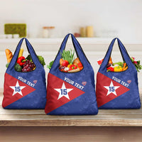 Custom Cuba Basketball Grocery Bag Flag Style