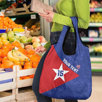 Custom Cuba Basketball Grocery Bag Flag Style