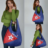 Custom Cuba Basketball Grocery Bag Flag Style