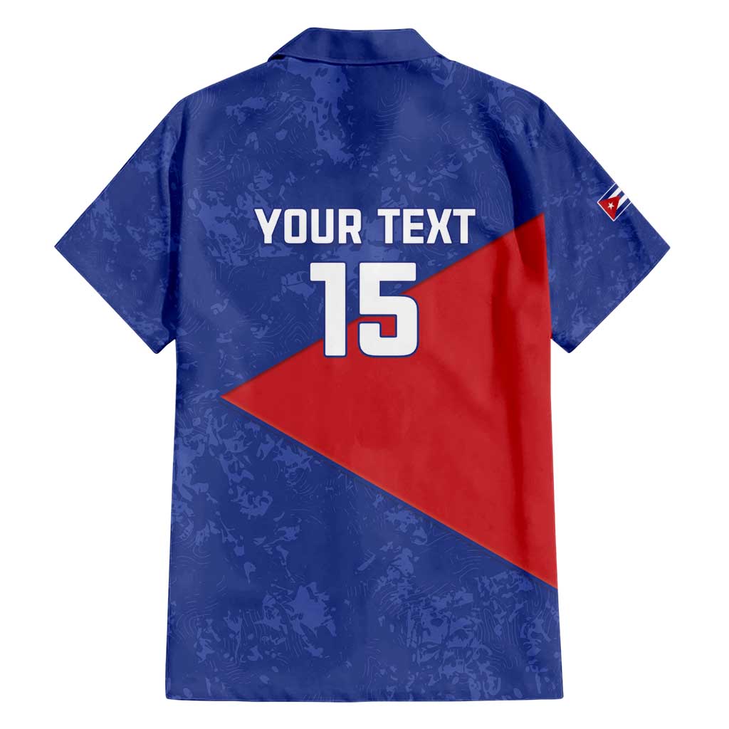 Custom Cuba Basketball Hawaiian Shirt Flag Style