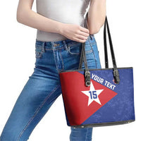 Custom Cuba Basketball Leather Tote Bag Flag Style