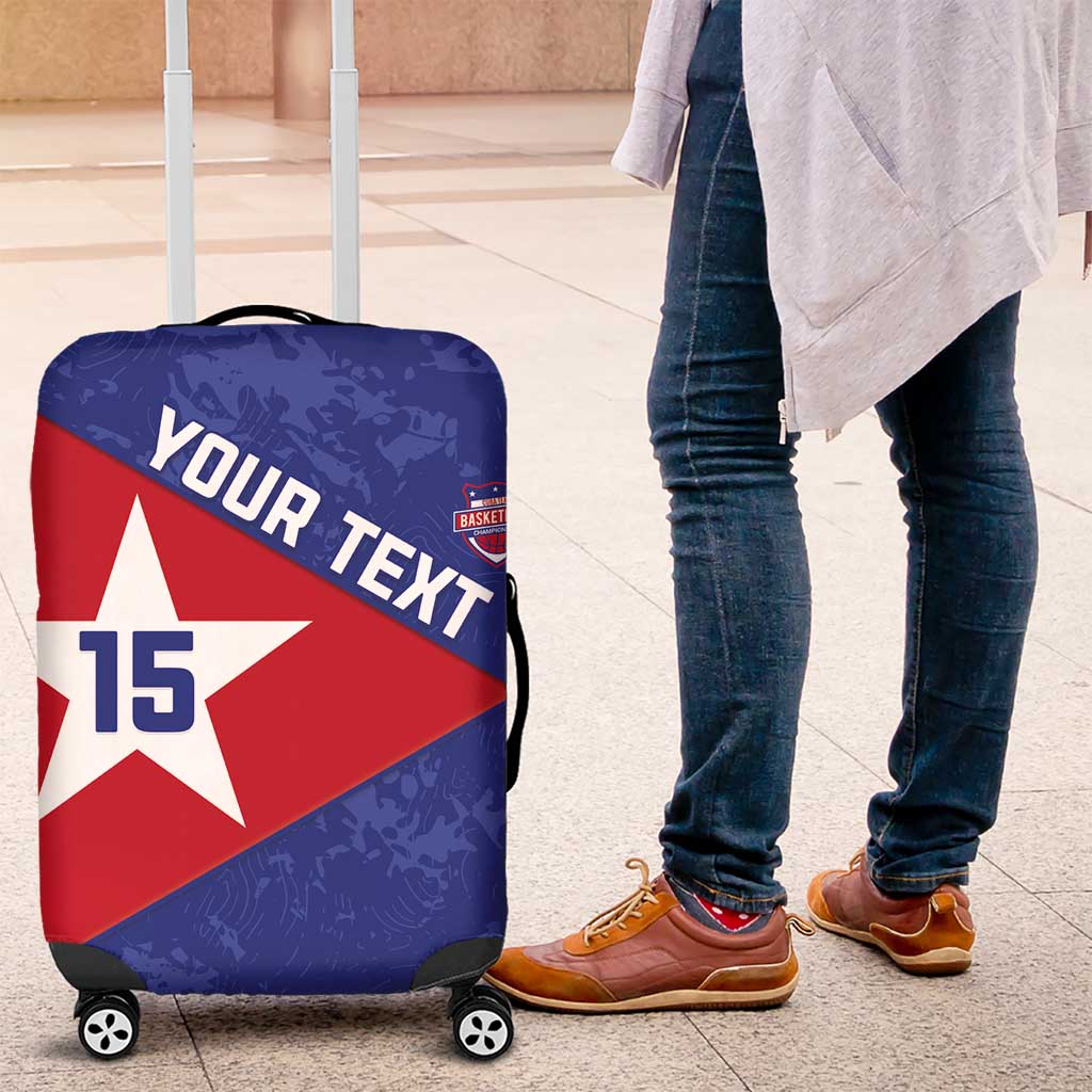 Custom Cuba Basketball Luggage Cover Flag Style